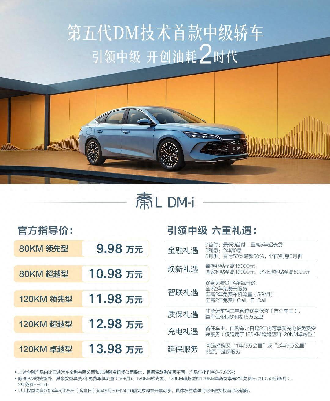 开创油耗2时代 “工业奇迹”秦L DM-i上市售9.98万起